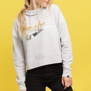 Nike Rally Metallic Clash Crop Hoodie